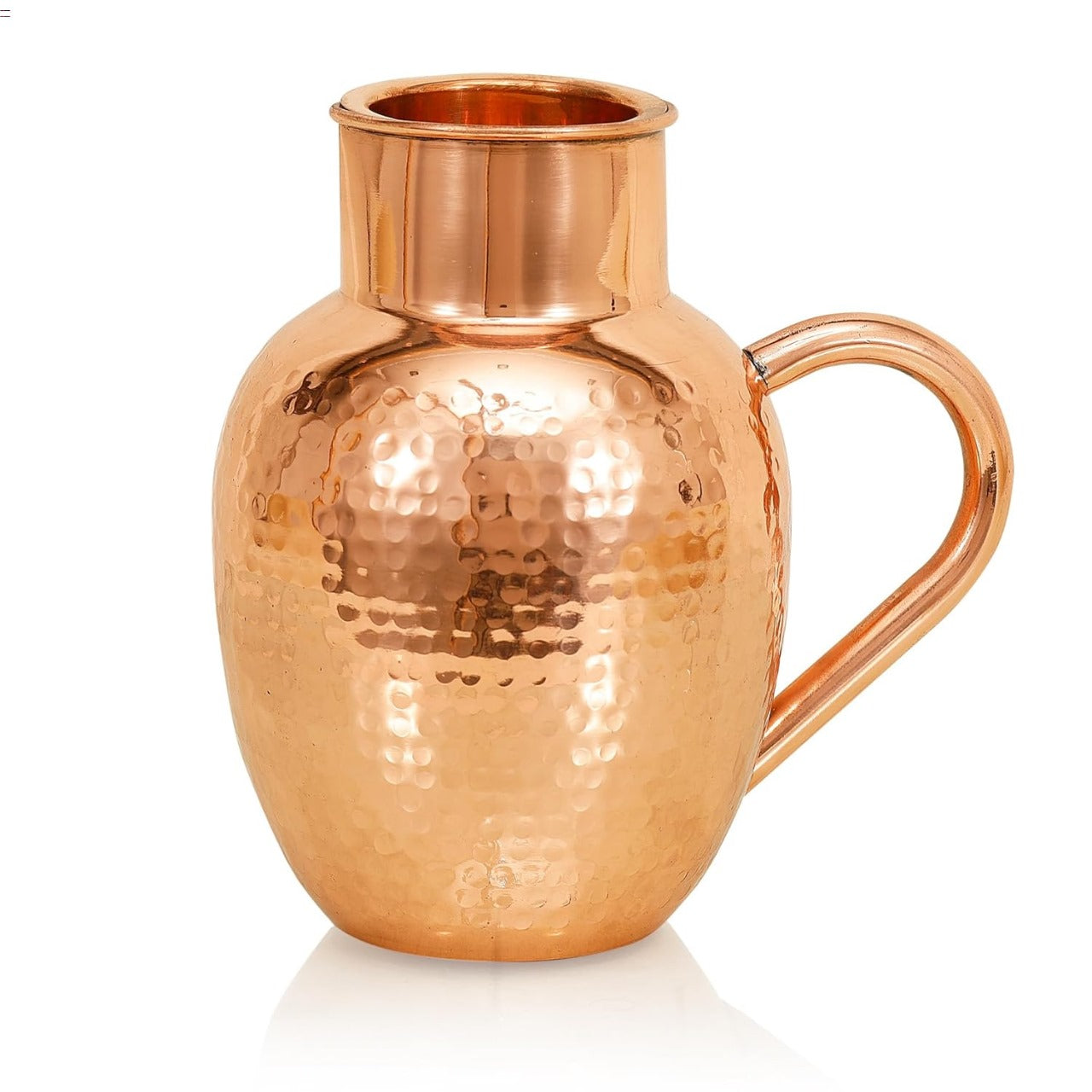 Copper Hammered Pitcher Jug