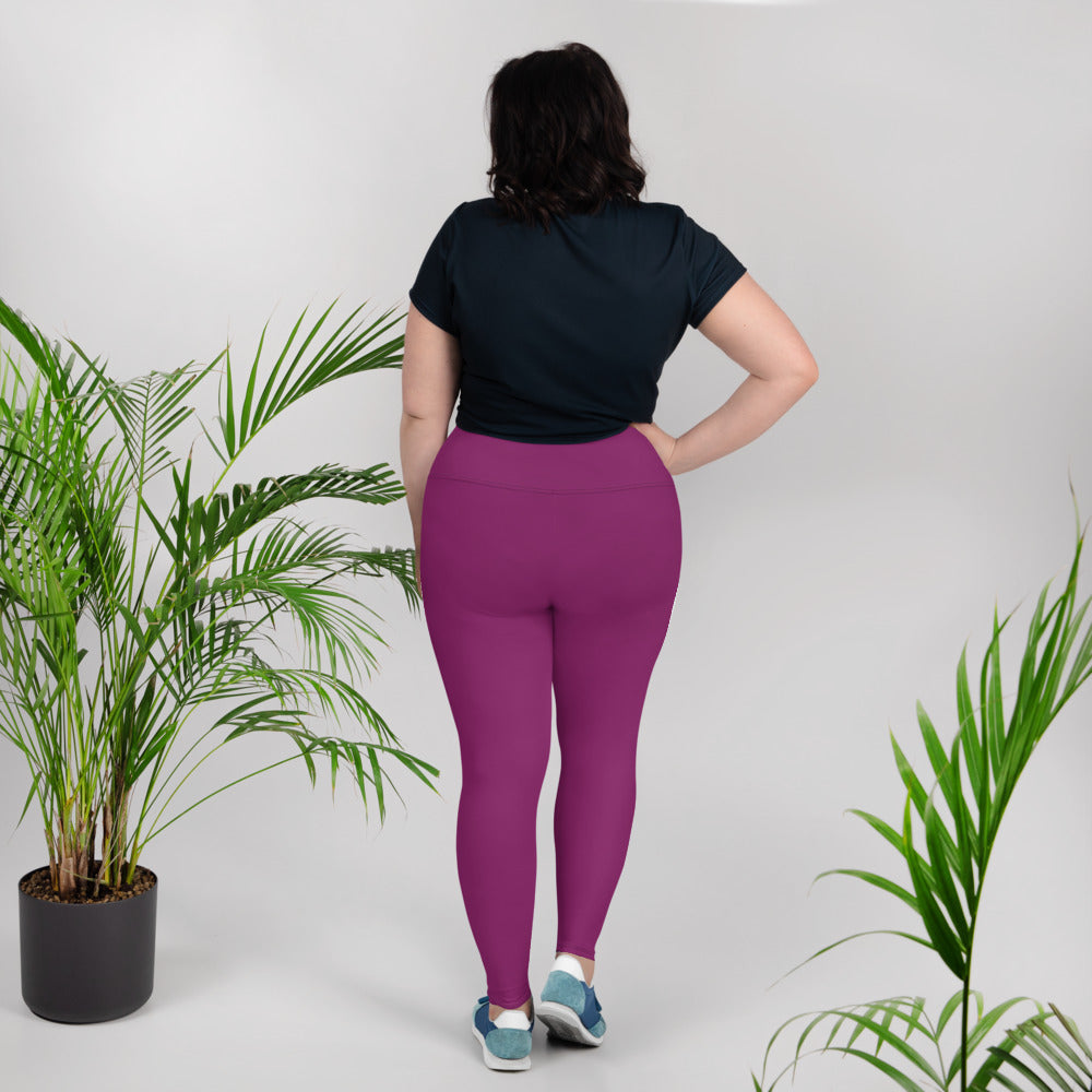 Purple Plus Size Leggings