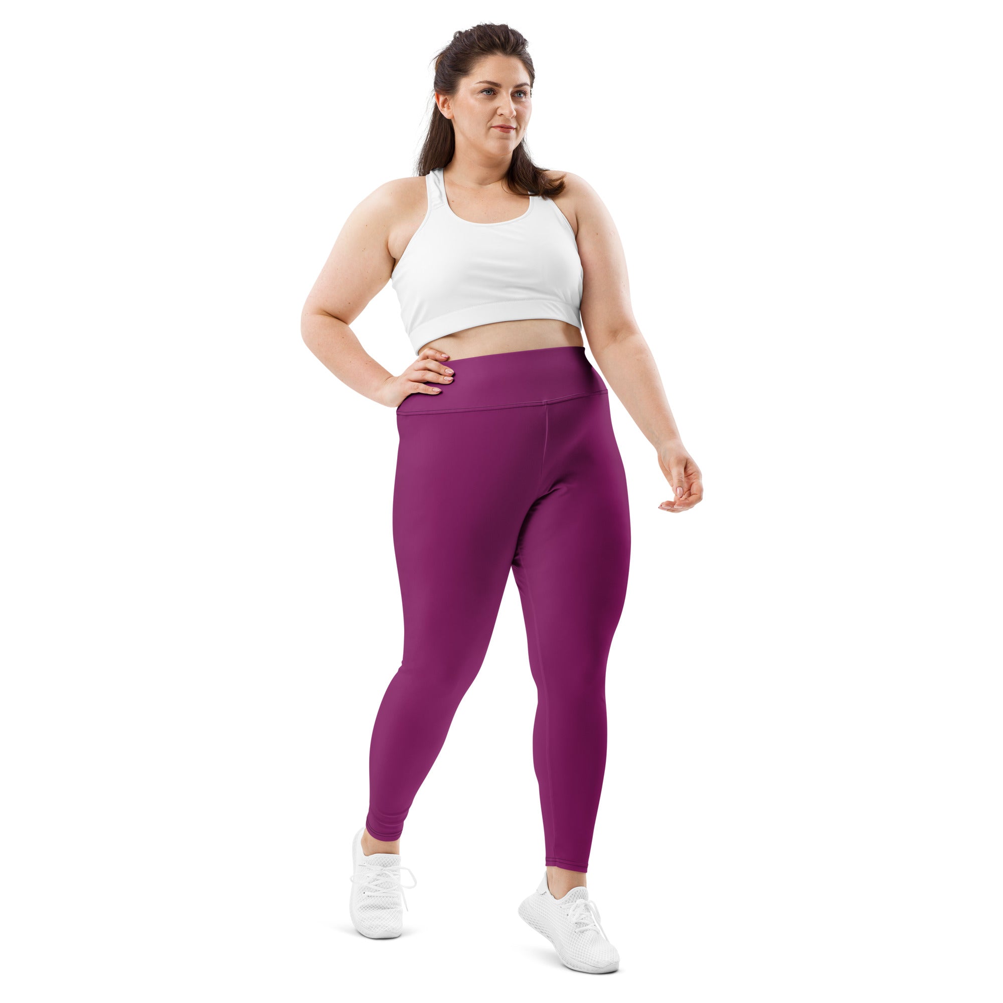 Purple Plus Size Leggings