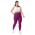 Purple Plus Size Leggings