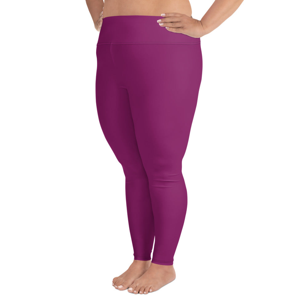 Purple Plus Size Leggings