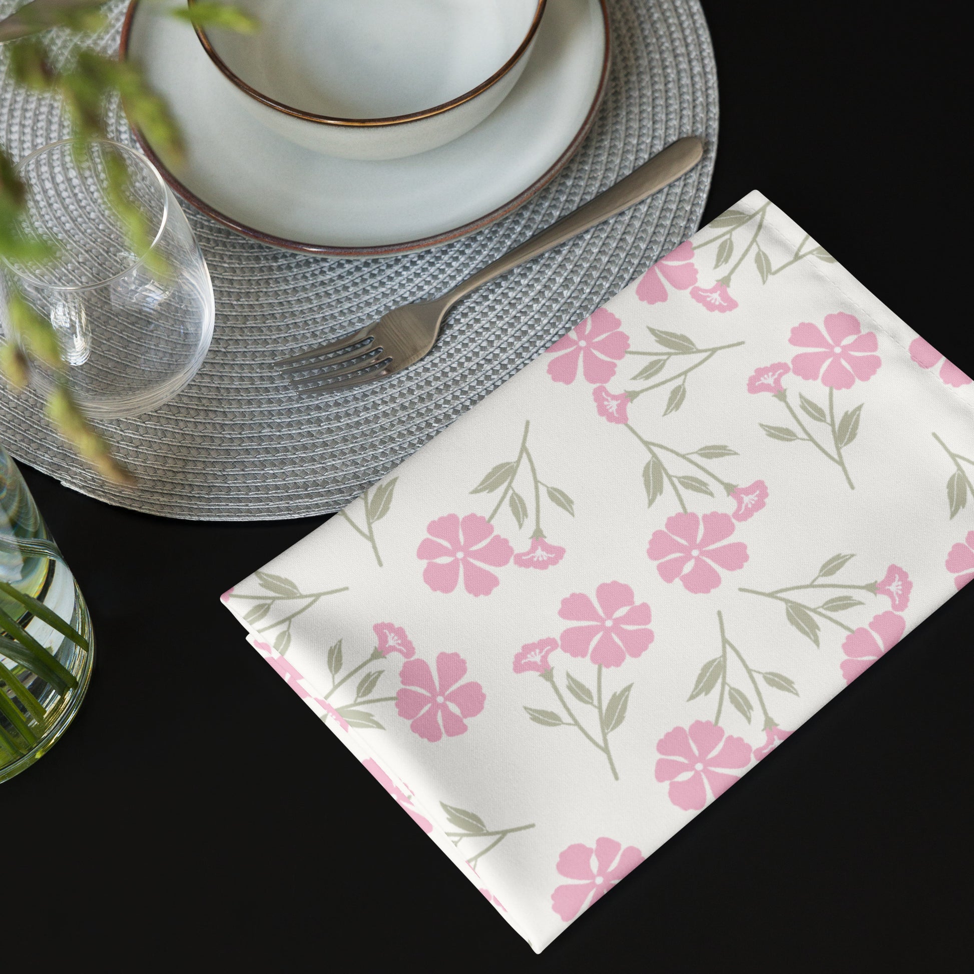 Floral Cloth Napkin Set