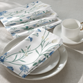 Blue Blossom Cloth Napkin Set