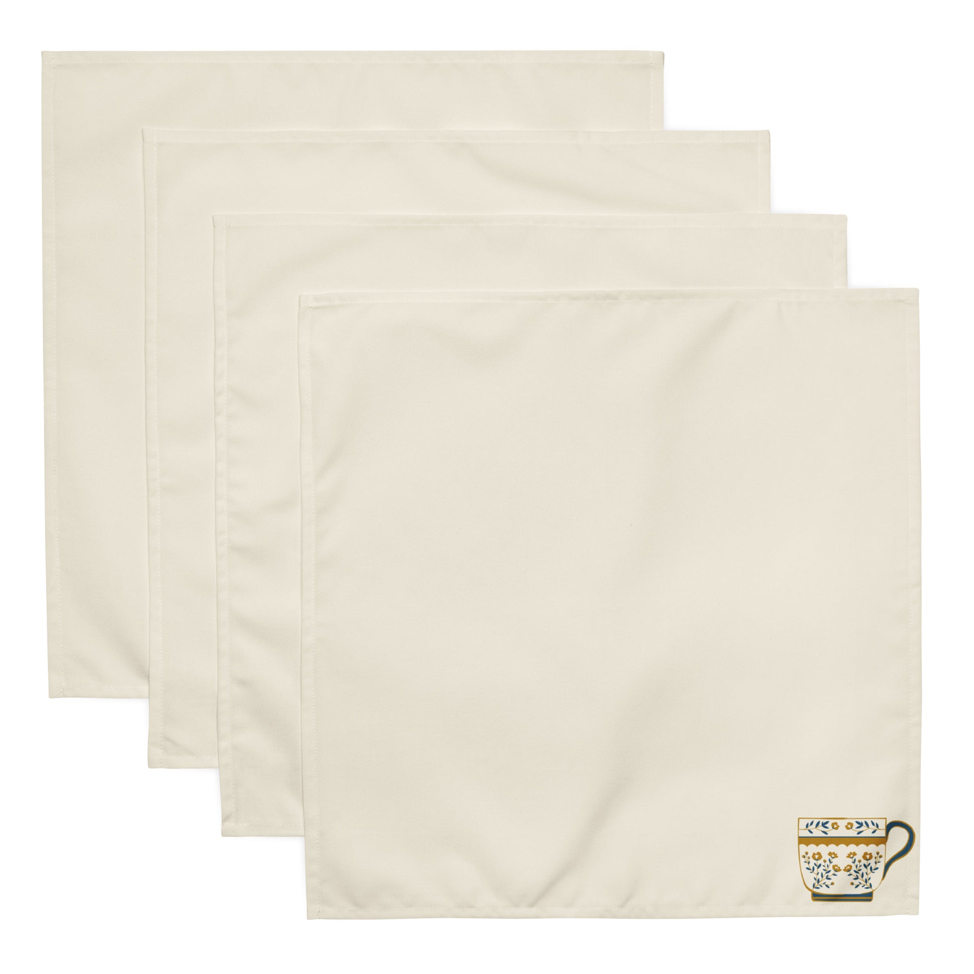 Off White Cloth Napkin Set