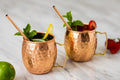 Pure Copper Moscow Mule Mugs & Straw -Gift Set