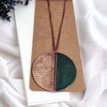 Handmade Green Copper Enamel Set