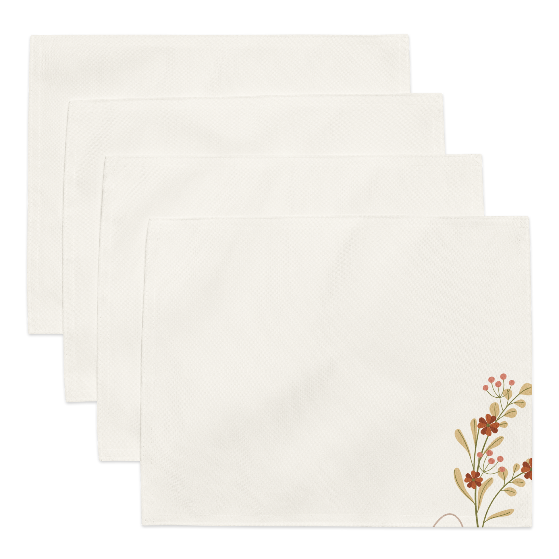 Off White Foral Placemat Set