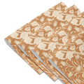 Brown Foral Placemat Set