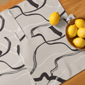 Black & White Line Placemat Set